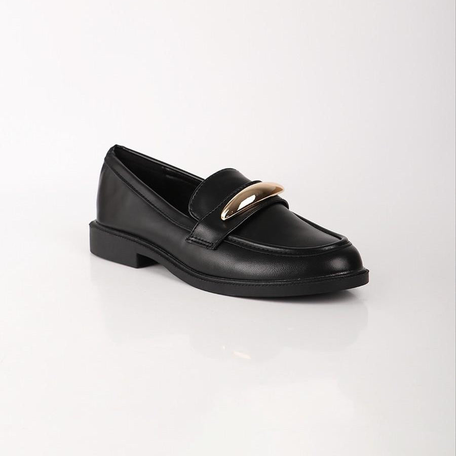 Moccasins Loafers with Gold Hardware