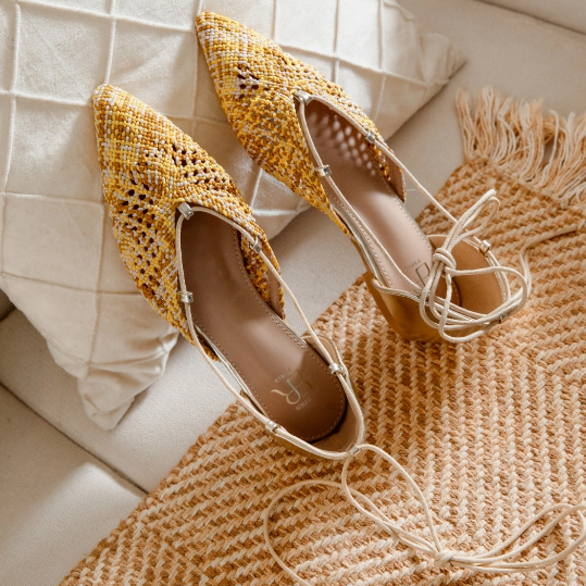Ballerines à bout pointu au style délicat