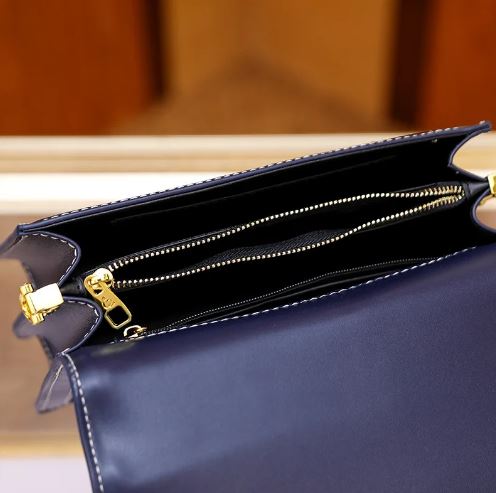 Sac à bandoulière populaire bleu pour femmes