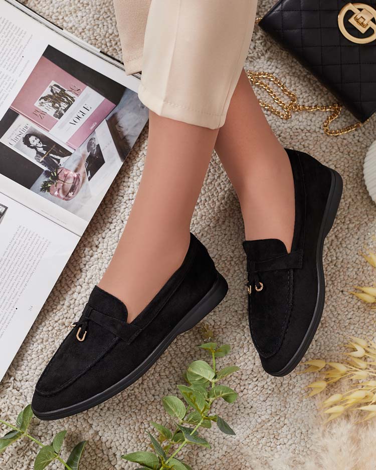 Mocassins Loro Piana en daim