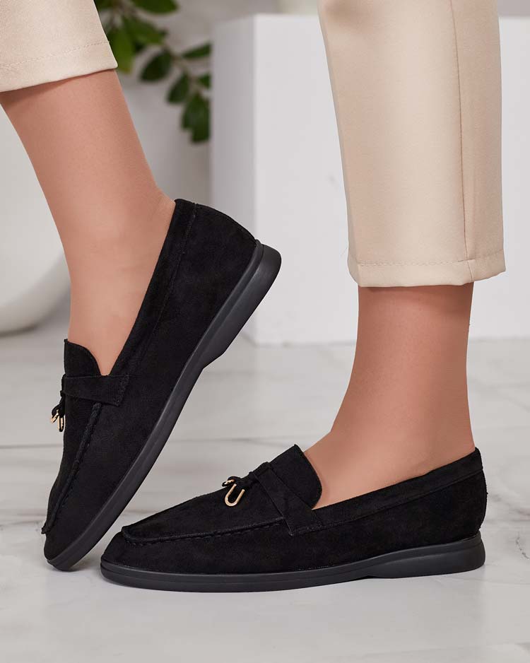 Mocassins Loro Piana en daim