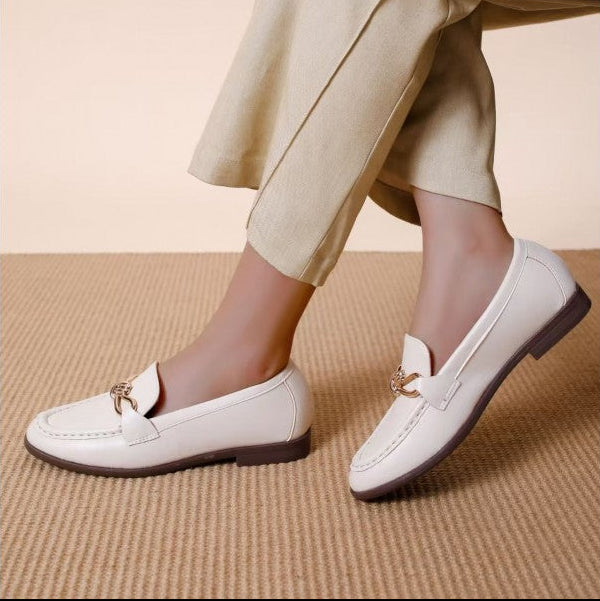 Mocassins Élégants à Mors Doré