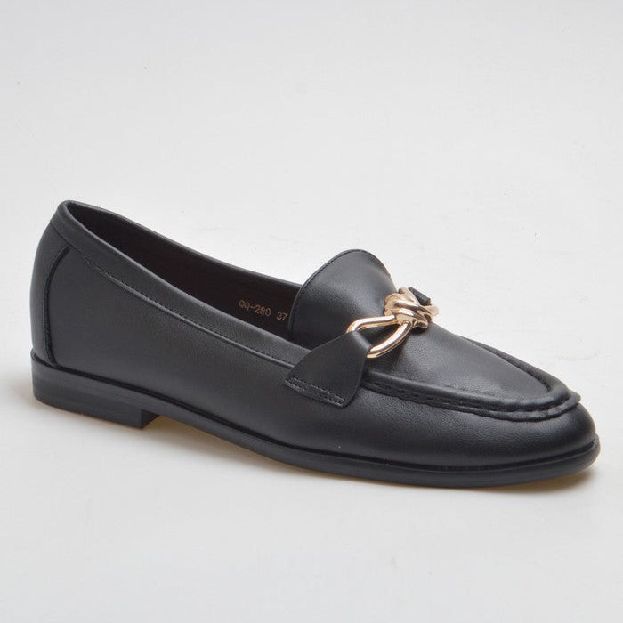 Mocassins Élégants à Mors Doré