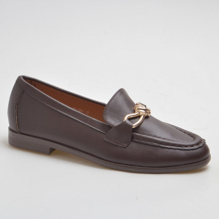 Mocassins Élégants à Mors Doré
