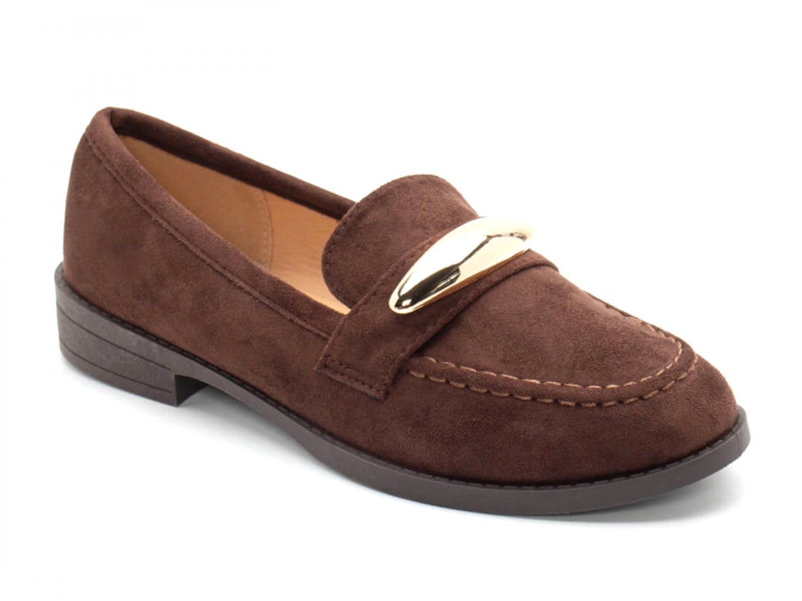 Mocassins avec accessoires doré