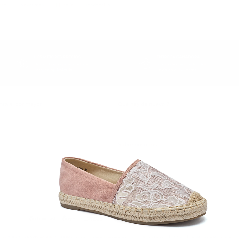 Espadrilles en dentelle