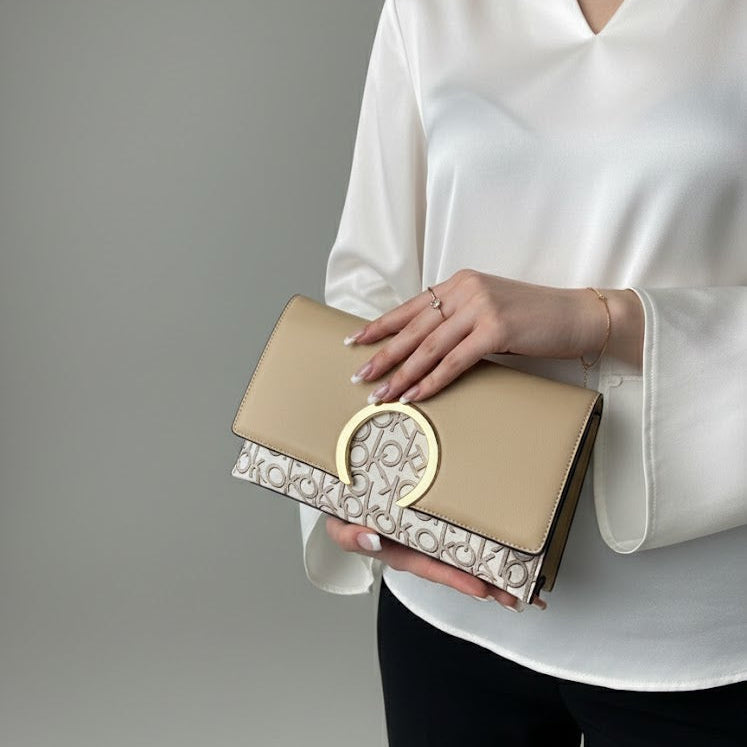 Pochette Élégance Bi-Matière