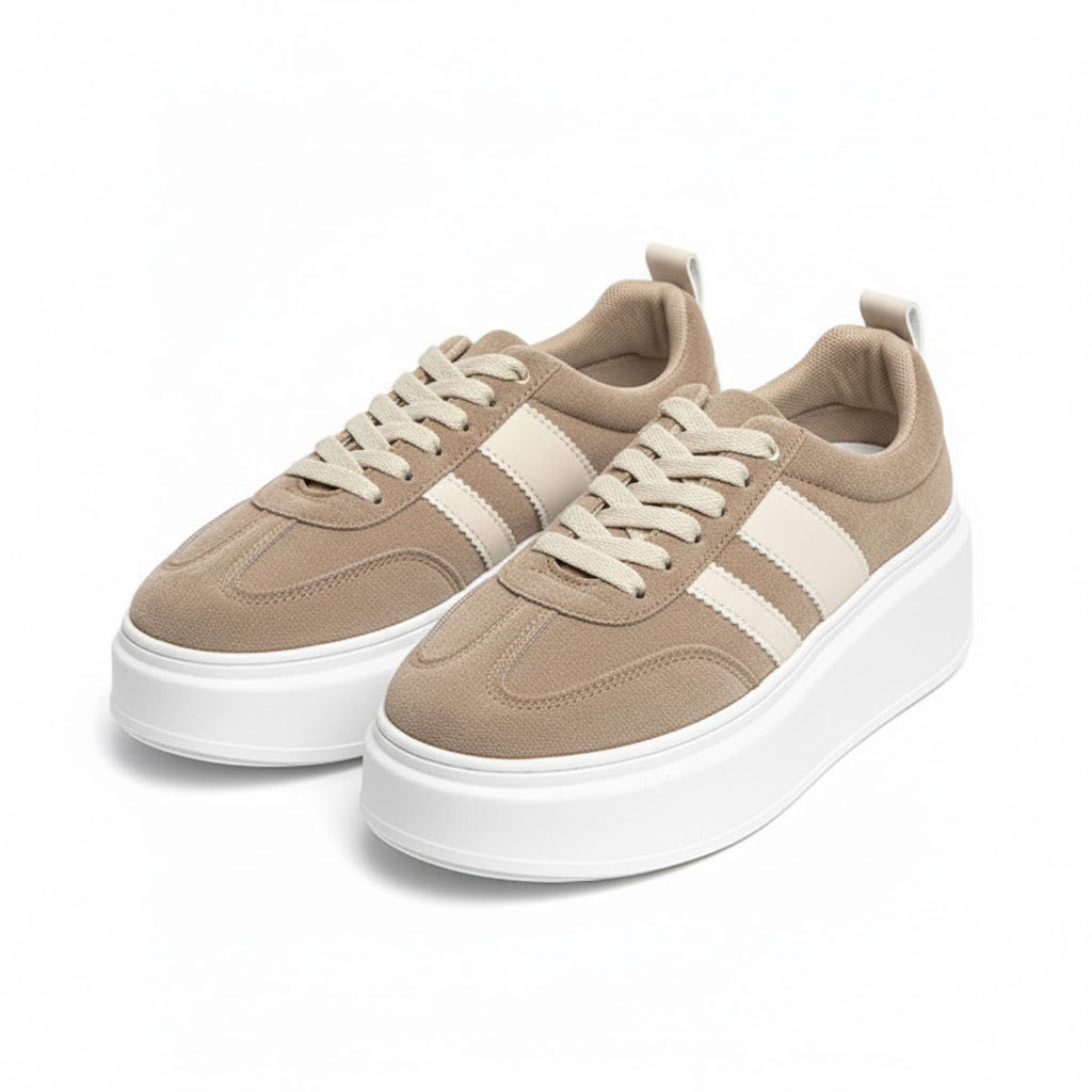 Baskets Compensées "Urban Suede"