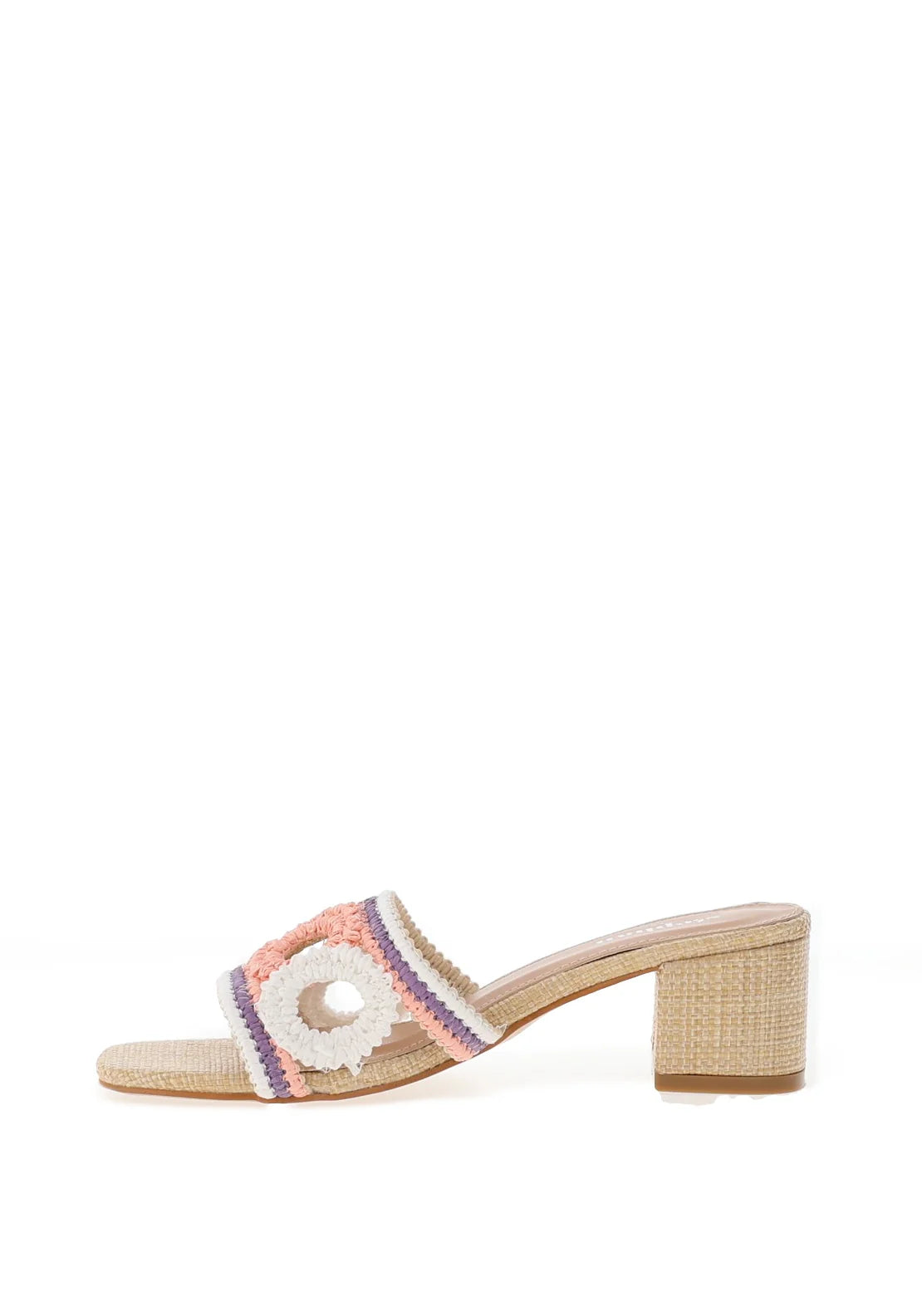 Sandale femme talon carré