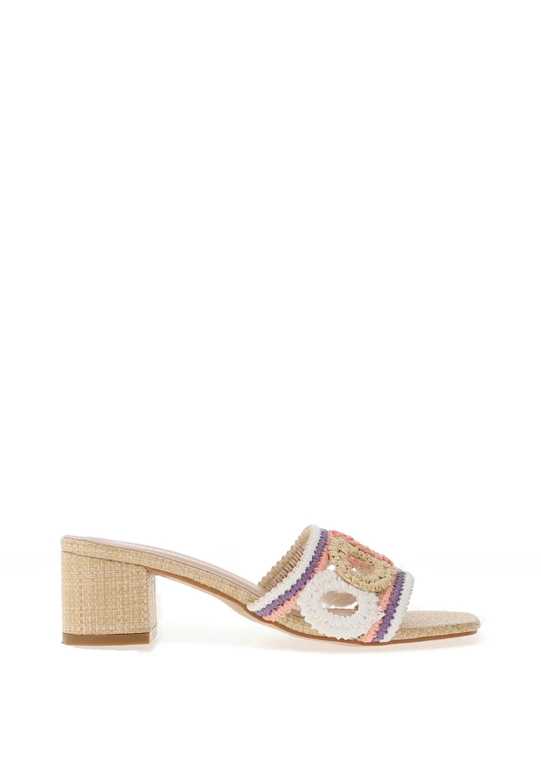 Sandale femme talon carré