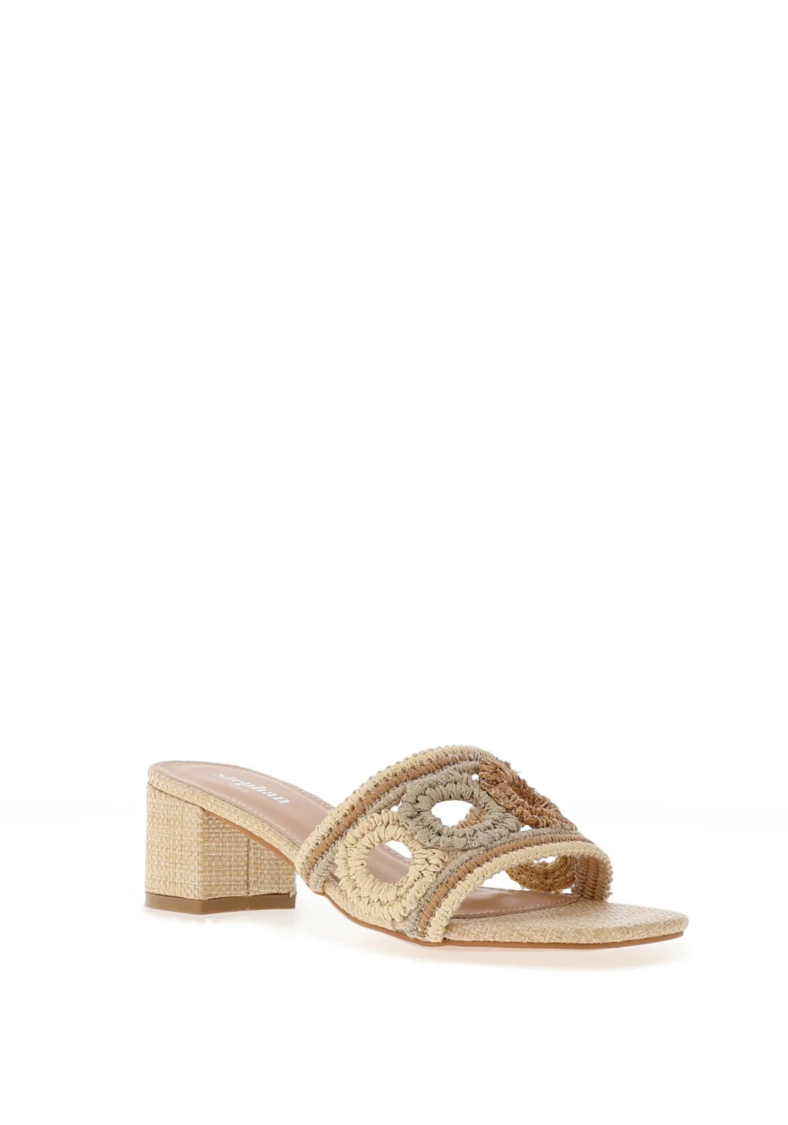Sandale femme talon carré