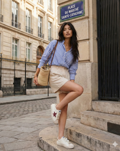 Baskets lacets ruban strassés