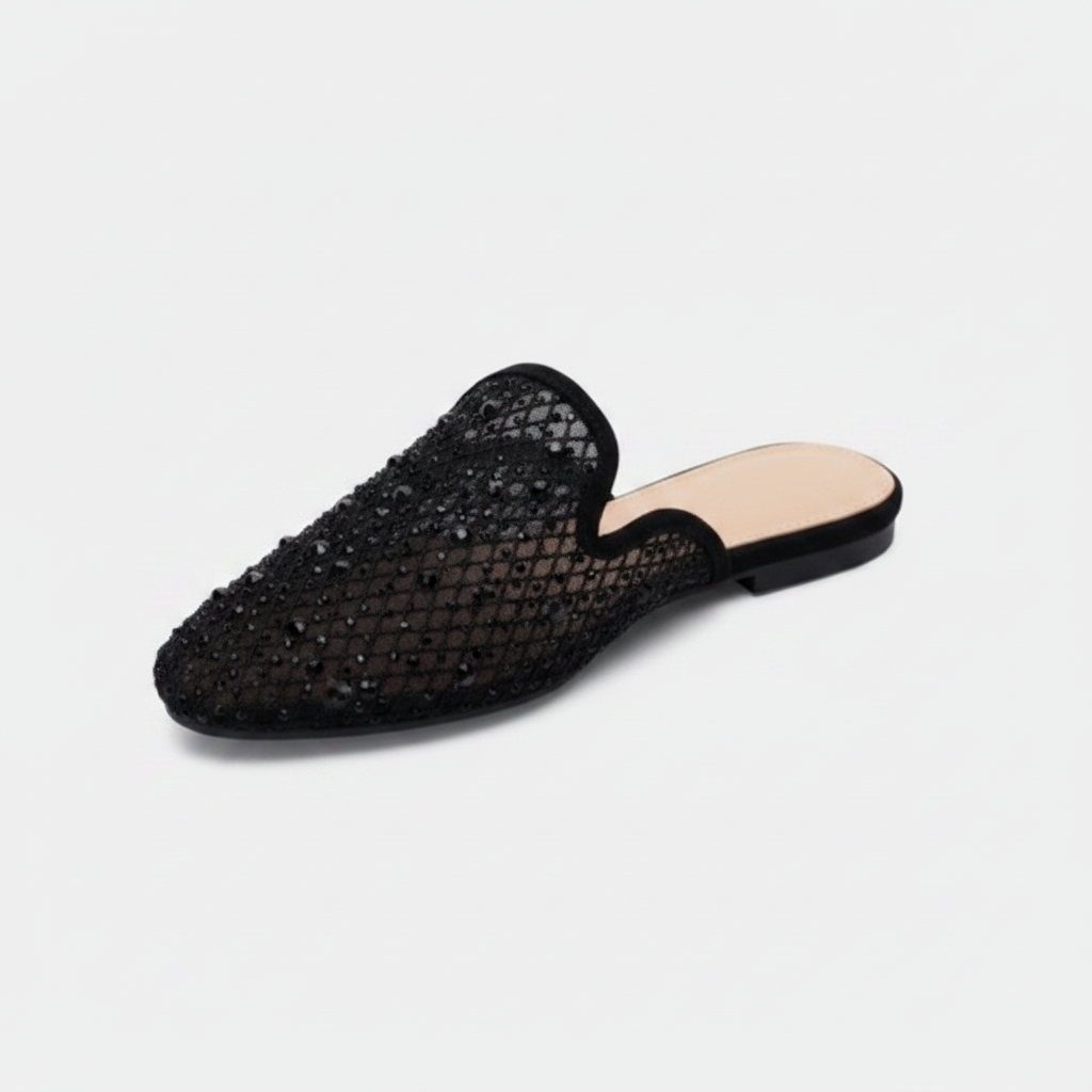 Babouche Pointues "Éclat de Nuit"